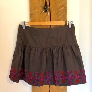 Light short skirt